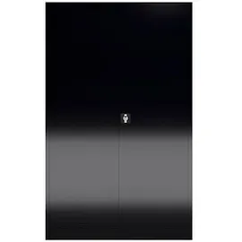 Classix Stahlschrank X-530389 tiefschwarz 120,0 x 60,0 x 194,5 cm, aufgebaut