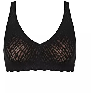 Damen Zero Feel Bliss Soft Bra, Black, M Große Größen