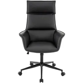 Novel Drehstuhl Kunstleder Schwarz