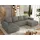 MKS Meble Ecksofa Polyester 5-Sitzer Grau