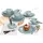 SELTMANN WEIDEN Beat Color Glaze Cappuccinotasse 0,35 l Blau 6 St.