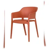 BEST Freizeitmöbel Giethoorn Gartenstuhl 55 x 77,5 x 54,5 cm rot 4 St.