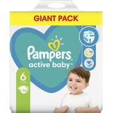 Pampers Active Baby Size 6 Einwegwindeln 13-18 kg 56 St.