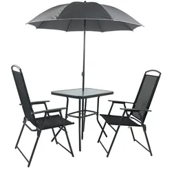 VCM Gartenmöbel-Set 80 Anthrazit Siehe Auswahl