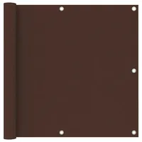 vidaXL Balkonsichtschutz Oxford-Gewebe 90 x 500 cm braun