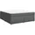 vidaXL Boxspringbett 180 x 200 cm Dunkelgrau