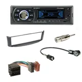 Caliber DAB+ SD USB Bluetooth Radio+Antenne+Blende gr für Smart Fortwo C450 A450