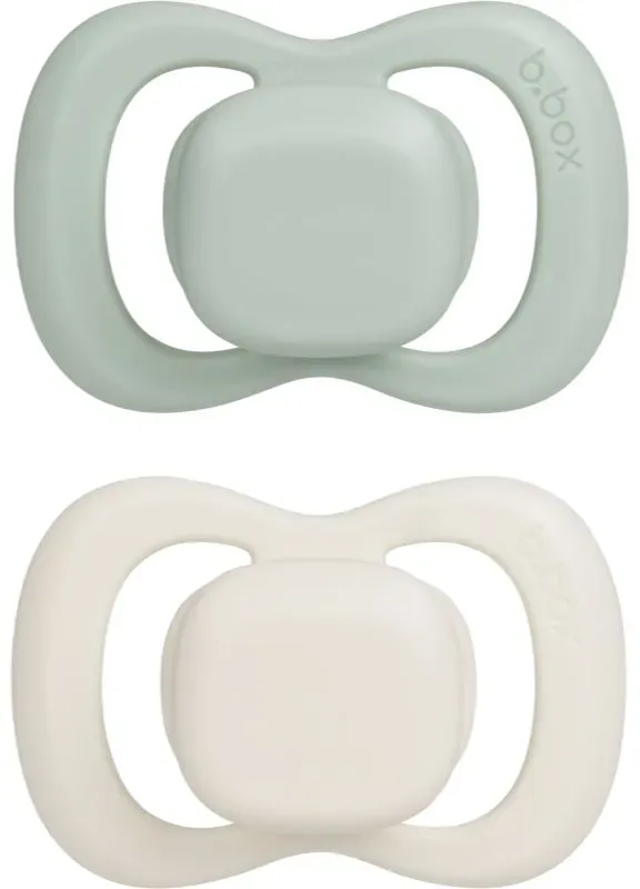 B.Box Silicone 0-6m Schnuller Sage/Vanilla 2 St.