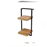 KAWOLA Wandregal 2 Ablagen 0 x 0 x 0 cm Braun