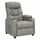 vidaXL Relaxsessel Hellgrau Polyester 73 x 101,5 x 94 cm Grau