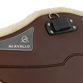 Acavallo Stollenschutzgurt PVCGel mit EcoWolle 140 Schwarz