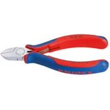 Knipex 76 22 125 Seitenschneider für Elektromechaniker mit Mehrkomponenten-Hüllen schwarz atramentiert 125 mm