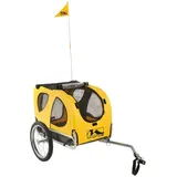 Hundefahrradanhänger, faltbar, Regenschutz, Kupplung, bis 30 kg, STALWART PET von M-WAVE