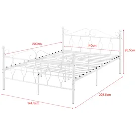 [en.casa] Kinderbett, Apolda (140 x 200 cm