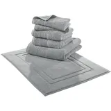 Erwin Müller Frottier Sparpaket 6-tlg. Konstanz in silber | Gr.: onesize