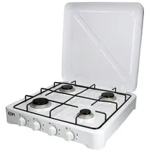 EDM Gas Cooker 4 Stoves Weiß
