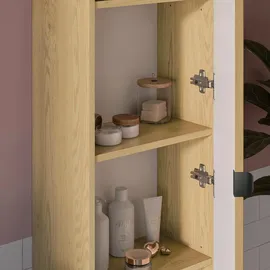 petits-meubles Hängesäule Mila 40 x 140 x 25 cm Helle Eiche