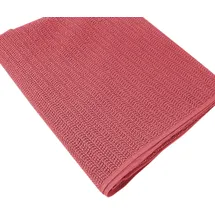 Mojawo Gartentischdecke rund 110 x 140 cm Rot