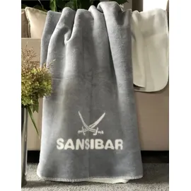 Sansibar DOUBLEFACE Plaid 150 x 200 cm Silber