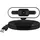 Avizar 1080P HD-Weitwinkel-Streaming-Webcam mit LED-Licht + Mikrofon - Schwarz - Schwarz