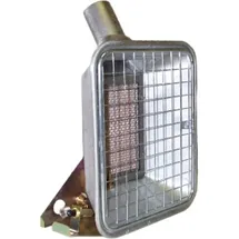 Borrmann Brenner Infrarot Heizstrahler Propangas, Piezozündung,