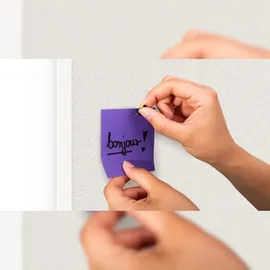 ALLboards Pinnwand, Korktafel in weiß, 80×40 cm, Holzrahmen – weiß lackiert