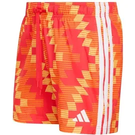 adidas Badeshorts Football-Inspired Graphic Ice Tangerine/White 3XL