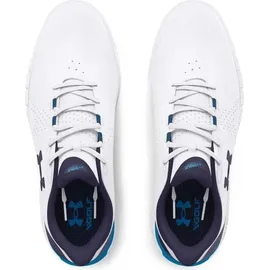 Under Armour Herren Drive Fade Spikeless Golfschuh, (101) White/Capri/Midnight Navy, 46 EU - 46 EU