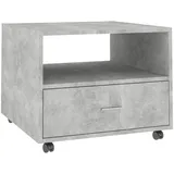 furnicato Couchtisch Grau Holzwerkstoff 55 x 40 x 55 cm