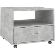 furnicato Couchtisch Grau Holzwerkstoff 55 x 40 x 55 cm