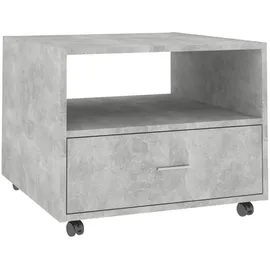 furnicato Couchtisch Grau Holzwerkstoff 55 x 40 x 55 cm
