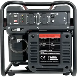 Matrix Notstromaggregat Benzin 3500 Watt Inverter Stromerzeuger Benzin Generator Stromaggregat tragbar Stromgenerator IG 3500i | 4 Takt | 2x230V