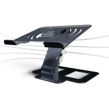Reloop Stand Hub Pro - Laptop-Ständer und 10-in-1-Multimedia-Hub mit Power Delivery