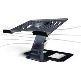 Reloop Stand Hub Pro - Laptop-Ständer und 10-in-1-Multimedia-Hub mit Power Delivery