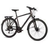 Airtracks Herren Trekking Fahrrad 28 Zoll Trekkingrad TR.2835 24 Gang Shimano Alivio SCHWARZ 52 CM