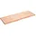 vidaXL Waschtischplatte Hellbraun 140x50x(2-4) cm Massivholz Behandelt
