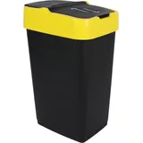 Spetebo Abfalleimer mit Schwingdeckel - 60 Liter - 3 Farben sortiert