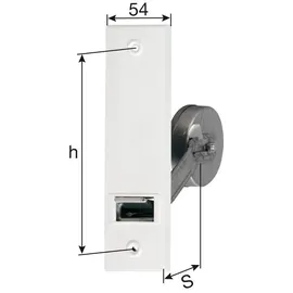 Fritz Dannert GmbH & Co. KG Gurtaufroller 72 z. Einl.Gurtlänge 4 Meter