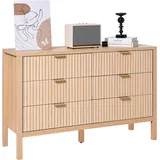 Vevor Sideboard 6 Schubladen 0 x 0 x 0 cm Beige