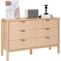 Vevor Sideboard 6 Schubladen 0 x 0 x 0 cm Beige