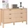 Vevor Sideboard 6 Schubladen 0 x 0 x 0 cm Beige
