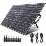 100W Faltbares Solarpanel Solarladegerät Monokristallines Swarey tragbares Solarmodul für Outdoor Tragbare Stromzeuger