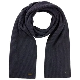 CAMEL ACTIVE Strickschal aus reiner Lammwolle Navyblau, | Gr.: onesize