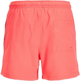 Jack & Jones PlusSize Badeshorts JPSTMAUI TROPIC SOLID SWIM SHORTS PLS Rot 48