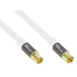 Good Connections Antennenkabel SmartFLEX 1m IEC St. zu Koax  Bu. 120dB weiß
