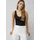 s.Oliver Geripptes Tanktop mit Spitze - schwarz - 36