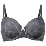 Rosa Faia BH Fleur Bügel-BH, Spitzen-Details, Zierschleife, für Damen, 408 Anthrazit 105F