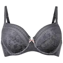 Rosa Faia BH Fleur Bügel-BH, Spitzen-Details, Zierschleife, für Damen, 408 Anthrazit 105F