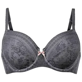 Rosa Faia BH Fleur Bügel-BH, Spitzen-Details, Zierschleife, für Damen, 408 Anthrazit 105F
