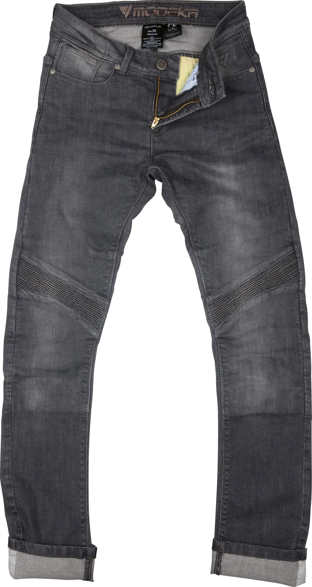 Modeka Sorelle, jeans femmes - Gris - 38